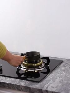 Kitchen Gas Stove ​Bracket Stand Universal Non Slip Cast Iron Stovetop Rack 4&5 Ear Moka Small Pot Rack Milk Pot Holder