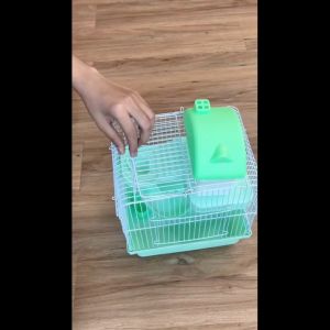กรงแฮมเตอร์ 2 ชั้น (HC02) กรงหนู พร้อมอุปกรณ์ครบครัน