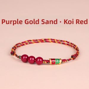 Lucky Koi Red Rope Charm Bracelet