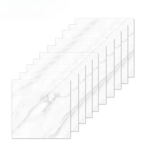 10-40 Chiếc Giả Đá Cẩm Thạch 3D Gạch Men Dán Tường Chống Thấm Nước Tự Dính Nhà Sàn Đổi Mới Trang Trí