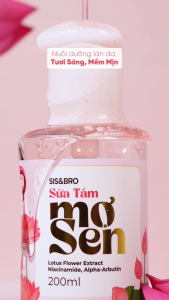 Combo Sữa Tắm Dưỡng Trắng Da Niacinamide Arbutin & Dung Dịch Vệ Sinh 2X Cúc La Mã Cân Bằng pH — Mợ Sen & Extra Care SIS&BRO
