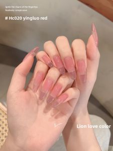 Kasi | Spring Summer Jelly Pink Transparent Bare Gel Nail Polish