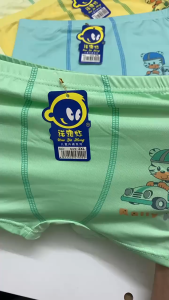 4pcs Cotton Kids Underwear 100% Cotton Boys Premium Underwear for Boys Random Color