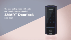 SAMSUNG SHS-1321 Rim Type with RFID Access Digital Door Lock | Free Installation & Technical Support