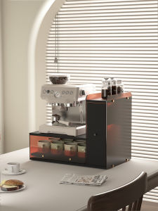 Acrylic Luxury Dustproof Desktop Organizer Rack Coffee Machine Cup Holder Multi-layer Storage Shelf for Mugs And Water Cups