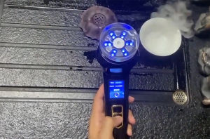 4 IN 1 Mini HIFU Face Lifting 3nd Generation EMS Pulse Warm Up Facial Massager Ultrasound Beauty Device