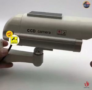 Solar Outdoor Security Camera Waterproof Fake Dummy Simulation LED CCTV Kamera Securiti Palsu HK Vision Xiaomi