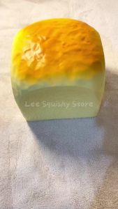 hot toys | Big Hawaii Honey Bread Toast Squishy Toy Slow Rising Slow Rebound Anti-Stress Squeeze Toy for Hand Relaxation Stress Relief Gift