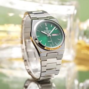 BINBOND Brand Fashion Womens Quartz Watch Stainless Steel Sports Original Waterproof Night Light Date Womens Quartz Wristwatch