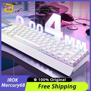 IROK Carotmas Mercury68 Magnetic Switch Keyboard Wired E-sports Mechanical Keyboard 8000Hz RT0.004mm Low Delay PC Gamer Gifts