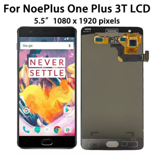 vbpbsql | 5.5"AMOLED For OnePlus 3 3T LCD A3003 A3000 A3010 Display Touch Screen Digitizer Assembly For 1+3 3T LCD Replacement