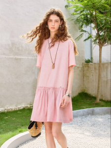 Toyouth | Đầm Tshirt Midi Phong Cách Thoải Mái Rộng Rãi