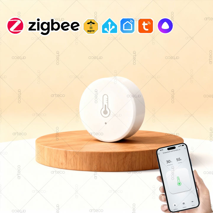 Tuya Zigbee 3.0 Temperature and Humidity Sensor Thermometer Hygrometer ...