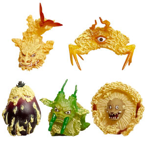 Japanese Genuine Qualia Tempura Monster Capsule Toy Fried Shrimp Fried Ghost Food Mimicry Biological Ornaments