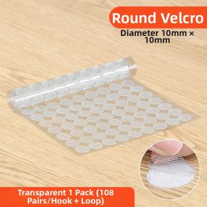 Mileqi | DIY Wall Mount Adhesive Round Dots and Hook and Loop Ties