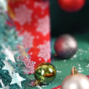 24Pcs Christmas Balls Christmas Tree Hanging Ornaments Glitter Bauble Xmas Decorations