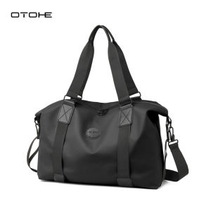 OTOHE กระเป๋าฟิตเนสกระเป๋ากระเป๋าเดินทางสำหรับผู้ชายและผู้หญิงกระเป๋ากีฬากลางแจ้งแฟชั่นสำหรับการเดินทางเล่นโยคะและออกกำลังกายสายกระเป๋าทุกเพศกระเป๋าเดินทางยูนิเซ็กซ์