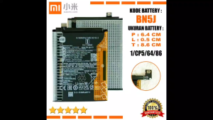 Baterai Original BN5J + Obeng Kompatibel untuk HP Xiaomi 12T / Xiaomi 12T Pro / Redmi Note 12 5G / POCO X5 5G