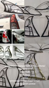 PAKET GARNIISH GARNIS DEPAN BELAKANG ALL NEW AVANZA XENIA VELOZ 2012 2013 2014 2015 LIST LAMPU DEPAN LIST LAMPU STOP BELAKANG AVANZA/XENIA/VELOZ 2012-2015 SEBELUM GRAND