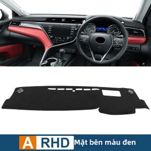Toyota Camry 70 XV70 2018-2023 Vỏ Bọc Bảng Điều Khiển Ô Tô Hybrid Chống Tia Cực Tím Thảm Chống Trượt Ánh Sáng Tránh Trượt Tấm Lót Polyester/Flannel Nội Thất