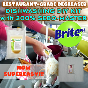 BritePH Dishwashing Liquid Kit DIY w/ 200% Sebo Master Supereasy