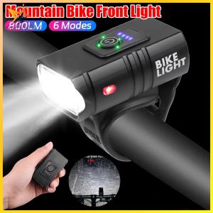 【ขายร้อน】🔥🔥🔥 จักรยานไฟ T6 LED ด้านหน้า USB ชาร์จไฟจักรยานเสือภูเขาไฟ 1000LM จักรยานไฟหน้าไฟฉายจักรยานหาง