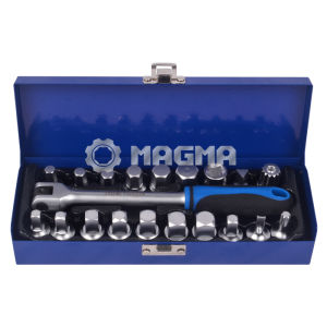 ชุดกุญแจปลั๊กระบายน้ำบ่อพักน้ำมัน20ชิ้นชุดกุญแจปลั๊กระบายน้ำบ่อพักน้ำมัน MG20019B เครื่องมือช่างเครื่องมือที่ซ่อมรถ MAGMA