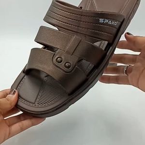 Spako ( Made In Malaysia ) Thick Sole Men Slip On SandalsSize 39-44 By OnGoin Malaysia