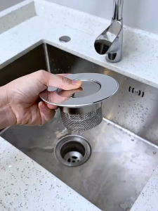 【SG Inventory】Kitchen sink garbage filter vegetable basin sink stainless steel filter sewer sink funnel filter
