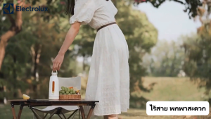 Electrolux เครื่องปั่นน้ำผลไม้ เครื่องปั่นผลไม้ แก้วปั่นผลไม้ มอเตอร์ 80W ใบมีด 10 ชั้น บดน้ำแข็งได้ ปั่นละเอียดใน 15 วิ ชาร์จ Type-C ใช้ได้นาน เครื่องปั่น เครื่องปั่นน้ำ
