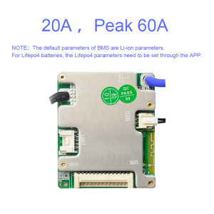 Bo Mạch Cân Bằng Thông Minh JBD Smart BMS Cho Pin Li-ion NMC LiFePo4 7S-14S 20A-50A Tích Hợp BT UART Điện Áp 24V-48V Phụ Kiện Xe Đạp Điện Xe Máy Điện