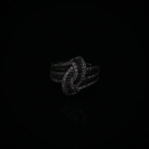 Huian Black Enamel Rings 2023 New Shiny White Cubic Zirconia Luxury Women Finger Accessories for Party Vintage Female Jewelry
