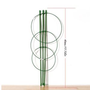 ชั้นวางต้นไม้เลื้อยแบบแข็งแรงทนทาน ขนาด 45 ซม. 1/2 ชิ้น โครงเหล็กเคลือบพลาสติก สำหรับสวน ระเบียง รองรับต้นไม้ รั้วตาข่ายสำหรับปลูกดอกไม้
