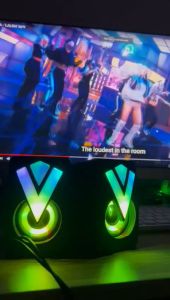 RGB USB Speaker Laptop Desktop Stereo Speaker PC Computer Speaker Gaming Speaker lighting speaker