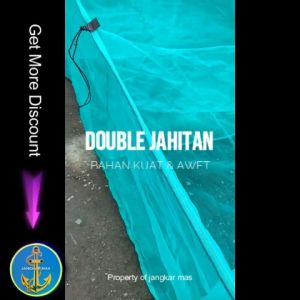 PROMO Terbaru Keramba Ikan Waring Jaring Kasa Hijau Sekat berbagai macam ukuran siap pakai