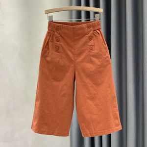 QIAOXIZI | Cotton Loose High Waist Slimming Casual Shorts