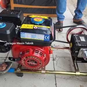 Komplit Mesin Steam Bensin Cuci Mobil Motor Stim Doormeers GX 160 + PS 22