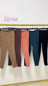 Quần legging dài thể thao nữ XGYM tập gym yoga chạy bộ đạp xe cạp cao co giãn nâng mông XCK1421