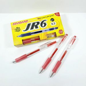Standard Pen - JR6 0.5 Isi 12 pcs (Pulpen Ballpoint Alat Tulis Pena Pen)