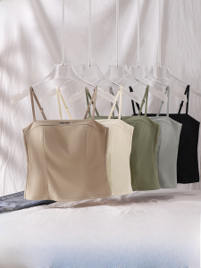 Miiow | Catwoman Summer Thin Strap Tube Top Womens Slimming Prevent Exposure With Chest Pad Underwear Bra Vest Sweet Style Four Seasons