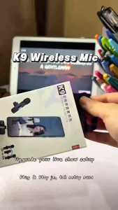 Mikrofon Tanpa Wayar Mikrofon Klip-on Vlogging Langsung untuk Mikrofon Temuduga Pengekodan Video