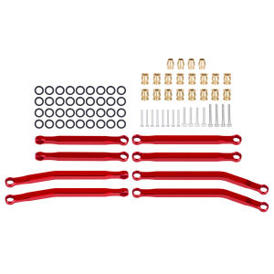8Pcs Aluminum Alloy High Clearance Link Rod Set for 1/30 RC Crawler Car AXIAL SCX30 Ford Bronco Jeep Wrangler JLU Upgrade Parts