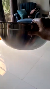HEAVY DUTY STAINLESS STEEL SALAD BOWL MIXING EXTRA LARGE DEEP THICK BOWL / KITCHEN MIXING TOOLS TONY