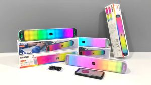 KIMISO New Soundbar Speaker KMS-253 Computer / TV / Handphone /  Bluetooth sound subwoofer with RGB Lighting