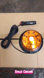 CAR LED LAMP BEACON LIGHT LED WARNING LIGHT LED YELLOW 12V-24V LAMPU BEACON WARNING LIGHT EMERGENCY DIAMOND beacon light