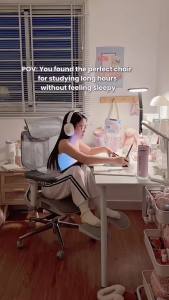 Hbada E3 Pro Ergonomic Office Chair (Pink)- with 3-Zone Dynamic Lumbar Support 4D Adjustable Headrest & 6D Armrests | Mesh Gaming Chair