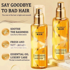 Leave-In Hair Essential Oil Spray Damage Repair Hair Oil Shine Enhancement Light Fragrance All Hair Types Hair Care Serum Oil Spray