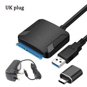 SATA to USB Adapter USB 3.0 to SATA Cable for 3.5 2.5 Inch SSD HDD SATA III Hard Drive Disk Compatible with USB 1.1/2.0/3.0