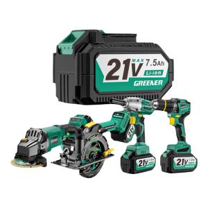 Cordless Drill Hammer Saw Polisher Combination Tool Set