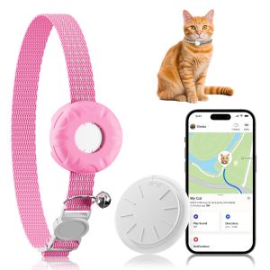 TOPSION Cat chain tracker for Real Time positioning of pet cats  GPS anti loss device safety elastic buckle tracker(iOS only)
